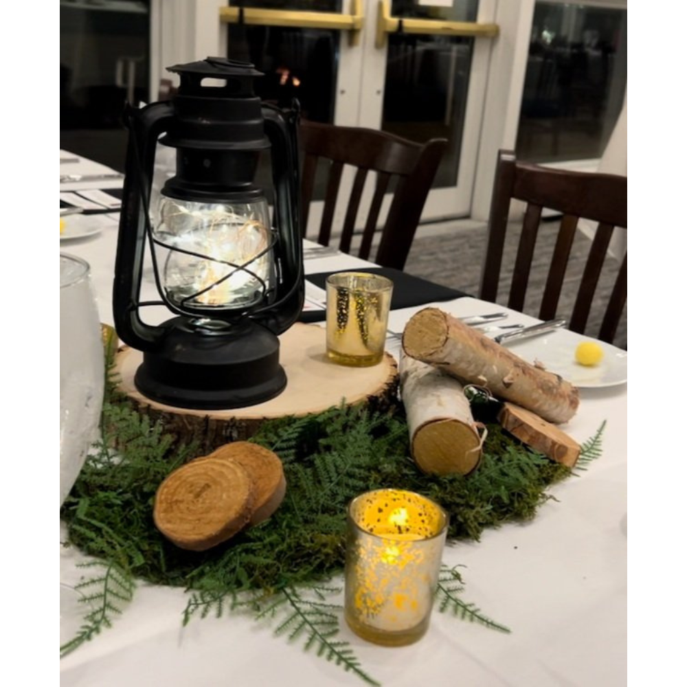 Camping-themed Centerpieces